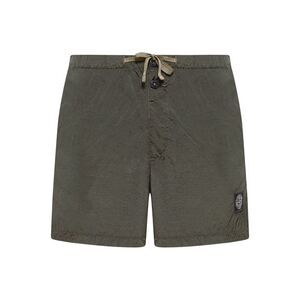 Stone Island Men Swimsuit With Applied Logo